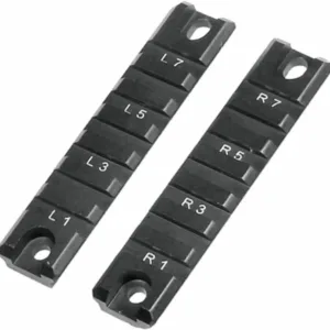 Juego de rieles Picatinny UTG de 2 piezas cortos