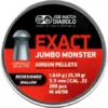 airgun_pellets_jsb_jumbo_exact_monster_redesigned_shallow_5.52_mm_25.39_grain_5_balines_Caza_y_defensa