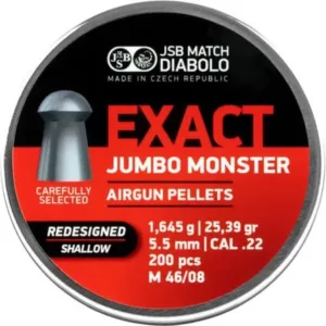 airgun_pellets_jsb_jumbo_exact_monster_redesigned_shallow_5.52_mm_25.39_grain_5_balines_Caza_y_defensa