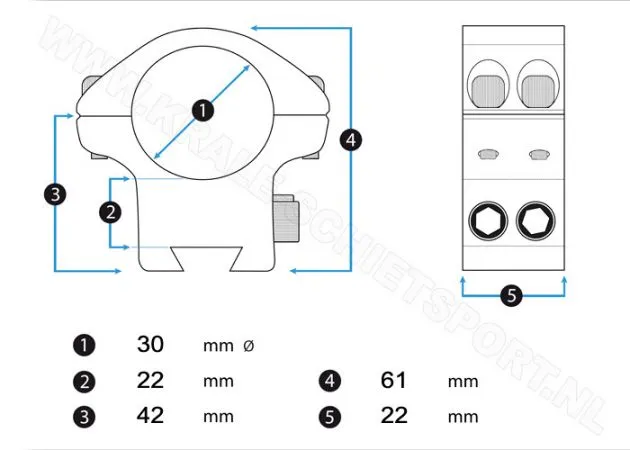 montage-utg-quick-detach-lock-30-mm-picantinny-high_2_monturas_caza_y_Defensa