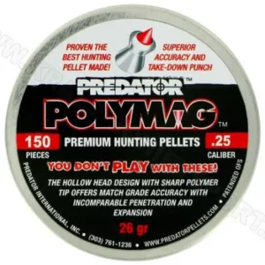 predator_polymag_6.35_mm_26_grain-_balines_caza_y_Defensa