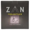 Especificaciones Especificaciones Marca ZAN Proyectiles i Calibre 6,35 mm / 0,25 Forma de pellet Punto hueco i Peso (grano) 35 Longitud del pellet (mm) 8.7 Tamaño .250 Embalado por 200