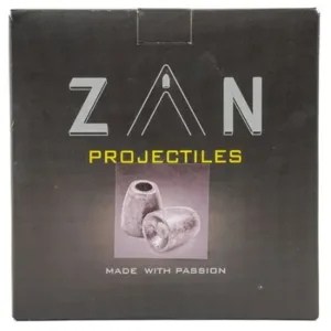Especificaciones Especificaciones Marca ZAN Proyectiles i Calibre 6,35 mm / 0,25 Forma de pellet Punto hueco i Peso (grano) 35 Longitud del pellet (mm) 8.7 Tamaño .250 Embalado por 200