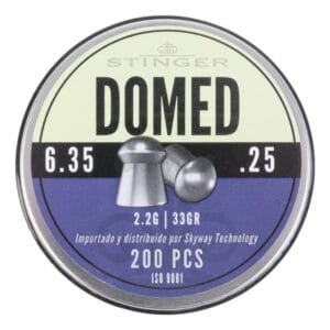 Balines STINGER Domed 6.35 mm 200 uds