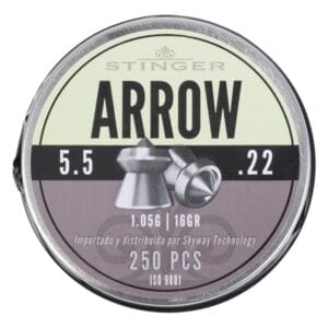 Balines STINGER Arrow 5.5 mm 250 uds