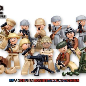 WWII MINIFIGURAS 12 UDS DISPLAY 60 UDS