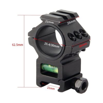 monturas con nivel 30mm/25mm picatinny