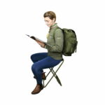 mochila de caza con silla chair 30 litros nature by marsupio