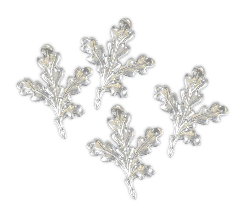 hojas de roble para colmillos 10 unidades