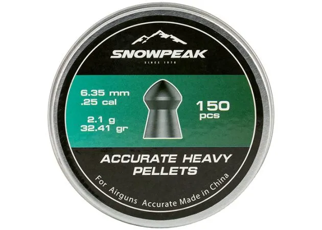 aigrun pellets snowpeak accurate heavy 6.35 mm 32.41 grain balines caza y defensa.webp aigrun pellets snowpeak accurate heavy 6.35 mm 32.41 grain balines caza y defensa.webp