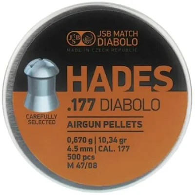 airgun pellets jsb hades 4.5 mm 10.34 grain 1 1 balines caza y defensa.webp