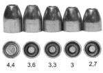 airgun slugs arg 7.62 mm 67.9 grain (.300)