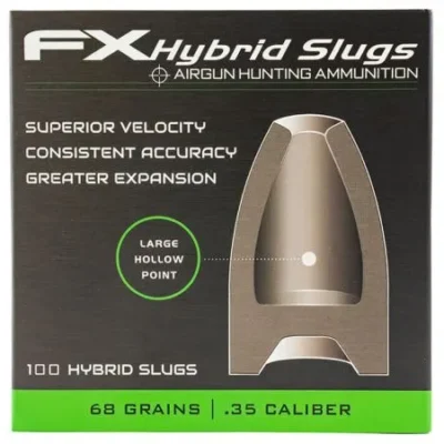 airgun slugs fx hybrid 9 mm hp 68 grain slug caza y defensa.webp