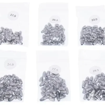 airgun slugs nielsen 5.5 mm .216 sample pack 17.5 28.5 grain