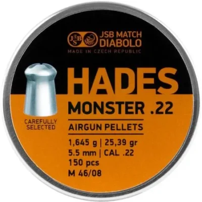 airgun pellets jsb hades monster 5.52 mm 25.39 grain 1 balines caza y defensa.webp