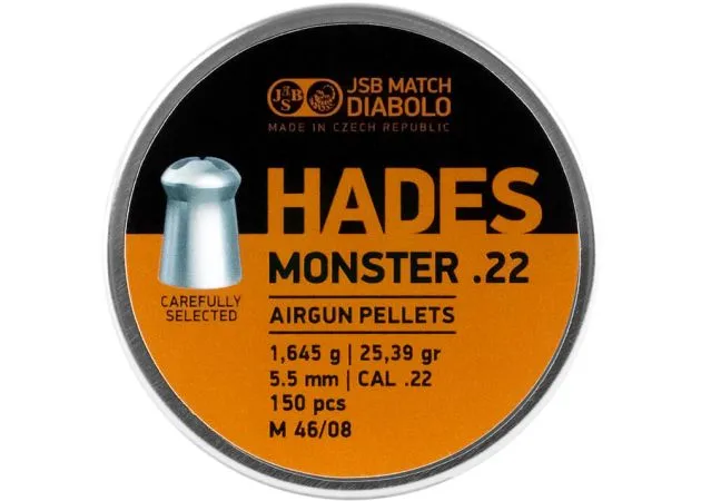 airgun pellets jsb hades monster 5.52 mm 25.39 grain 1 balines caza y defensa.webp airgun pellets jsb hades monster 5.52 mm 25.39 grain 1 balines caza y defensa.webp