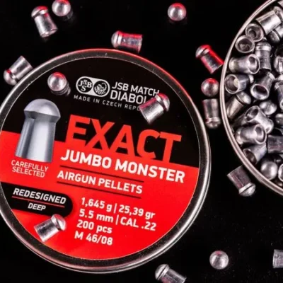 airgun pellets jsb jumbo exact monster redesigned deep 5.52 mm 25.39 grain