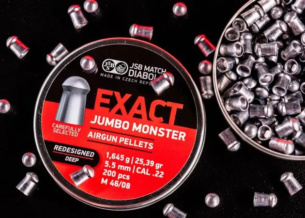 airgun pellets jsb jumbo exact monster redesigned deep 5.52 mm 25.39 grain