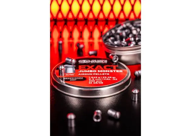 airgun pellets jsb jumbo exact monster redesigned deep 5.52 mm 25.39 grain