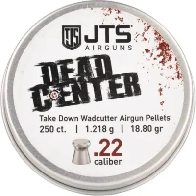 airgun pellets jts dead center precision 5.5 mm 18.80 grain balines caza y defensa.webp