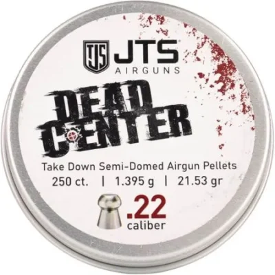 airgun pellets jts dead center precision 5.5 mm 21.53 grain balines caza y defensa.webp