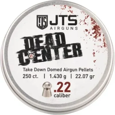 airgun pellets jts dead center precision 5.5 mm 22.07 grain balines caza y defensa.webp