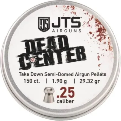 airgun pellets jts dead center precision 6.35 mm 29.32 grain balines caza y defensa.webp