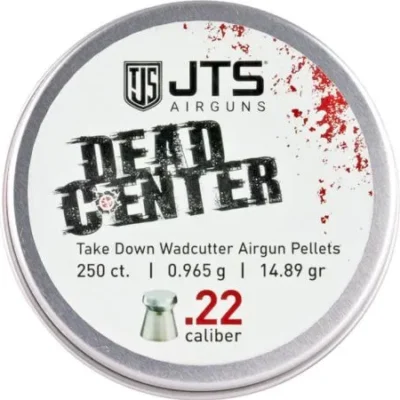 airgun pellets jts dead center precision wadcutter 5.5 mm 14.89 grain balines caza y defensa.webp