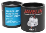 airgun slugs javelin gen 2 6.35 mm 32 grain (.251)