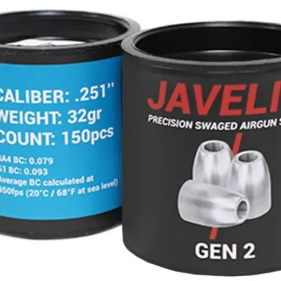 airgun slugs javelin gen 2 6.35 mm 32 grain (.251)