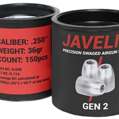 airgun slugs javelin gen 2 6.35 mm 36 grain (.250)