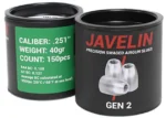 airgun slugs javelin gen 2 6.35 mm 40 grain (.251)