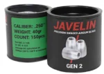 airgun slugs javelin gen 2 6.35 mm 40 grain (.250)