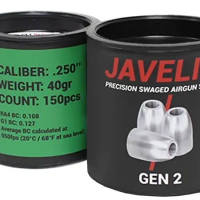 airgun slugs javelin gen 2 6.35 mm 40 grain (.250)