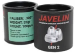 airgun slugs javelin gen 2 7.62 mm 52 grain (.300)