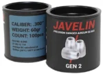 airgun slugs javelin gen 2 7.62 mm 60 grain (.300)