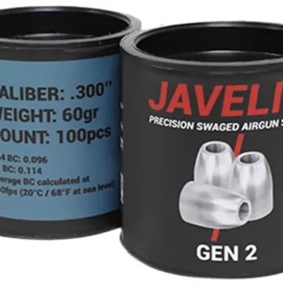 airgun slugs javelin gen 2 7.62 mm 60 grain (.300)