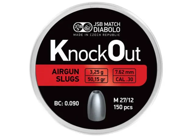 airgun slugs jsb knock out 7.62 mm hp 50.15 grain .30 1 caza y defensa.webp airgun slugs jsb knock out 7.62 mm hp 50.15 grain .30 1 caza y defensa.webp