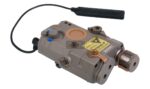 ampeq con laser rojo y linterna 175 lumens tan element.jpg