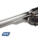 revolver schofield 6" silver empuñadura en marfil full metal 4,5 mm co2 balines