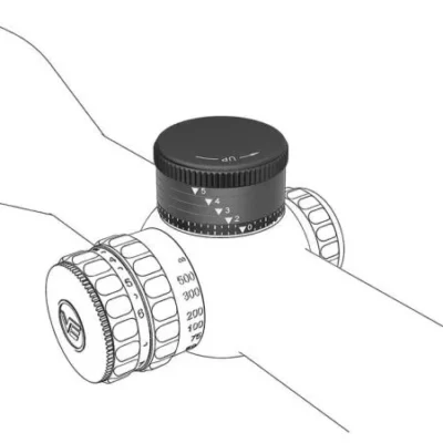 torreta balística vector optics