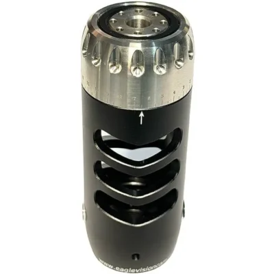 afinador de cañón eagle vision con freno de boca y extractor de aire 1/2 unf negro
