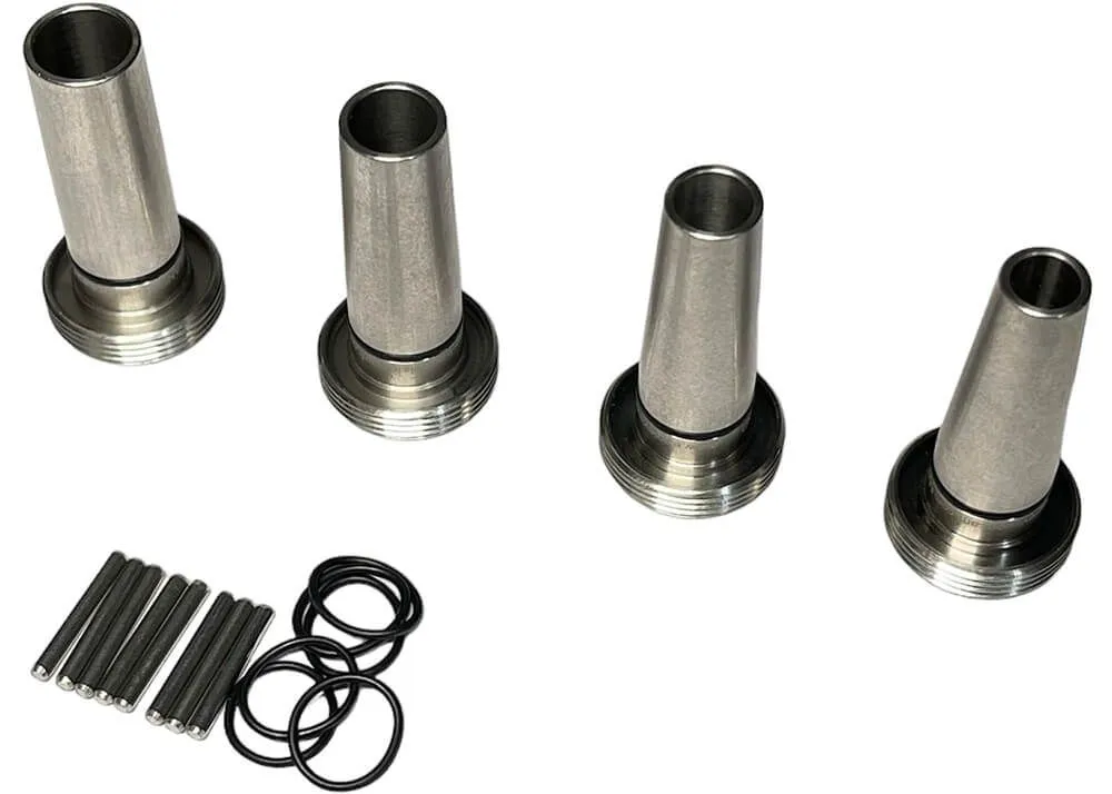 afinador de cañón eagle vision con freno de boca y extractor de aire 1/2 unf negro