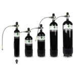 botella 3 litros pcp 300 bares. kit completo