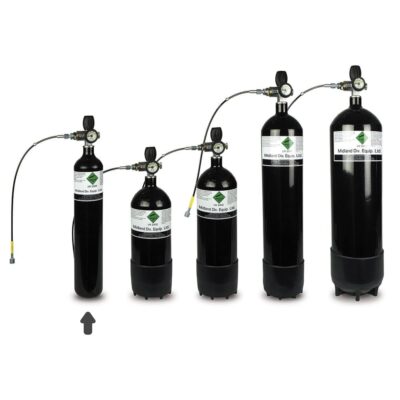 botella 3 litros pcp 300 bares. kit completo