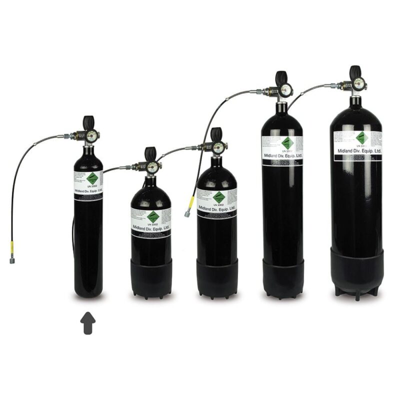 botella 3 litros pcp 300 bares. kit completo