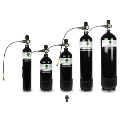 botella 5 litros pcp 300 bares. kit completo