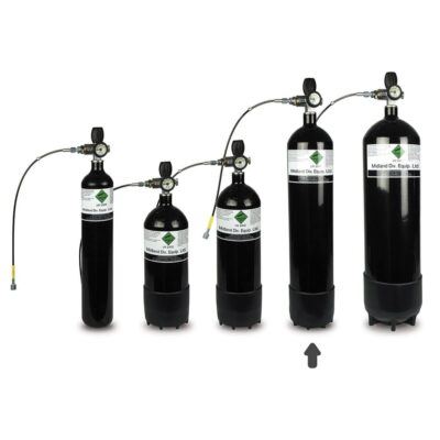 botella 7 litros pcp 300 bares. kit completo