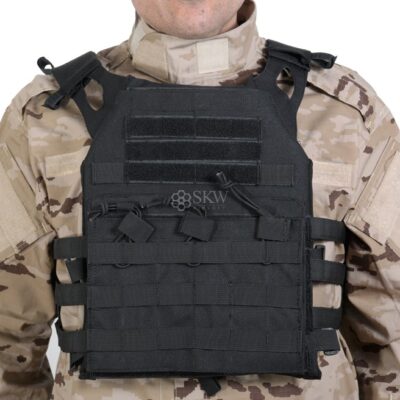 chaleco plate carrier negro delta tactics v18 2 placas de proteccion dummy.jpg