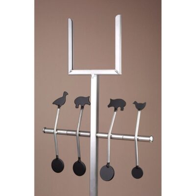 pincho diana rotativa con soporte diana papel